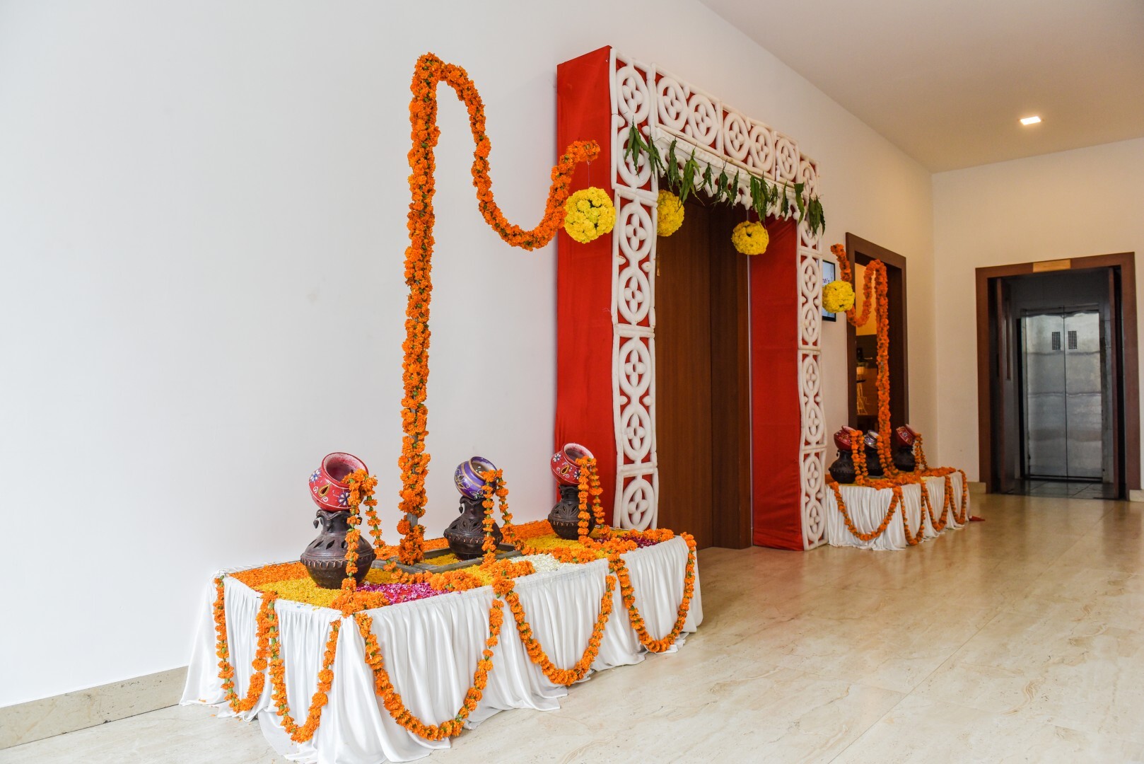 Baby shower decor at Hotel Aram