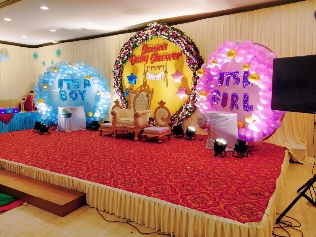 Pastel-themed baby shower at Hotel Aram