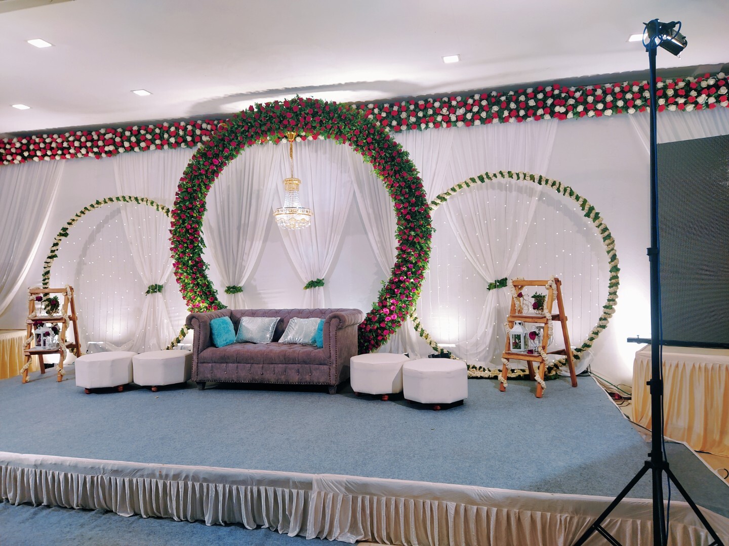 Social gathering for an engagement at Hotel Aram
